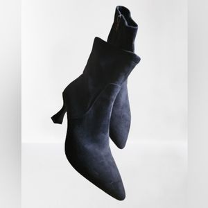 Patrizia by Spring Step black suede boots botties size 40